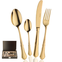 Pintinox Settecento Servizio Posate In Acciaio Inox Set 24 Pz
