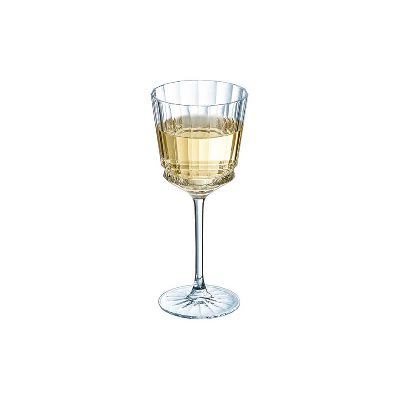 25 Cl Cristal D Arques Macassar Calice Vino Multiuso In Vetro Set 6 Pezzi