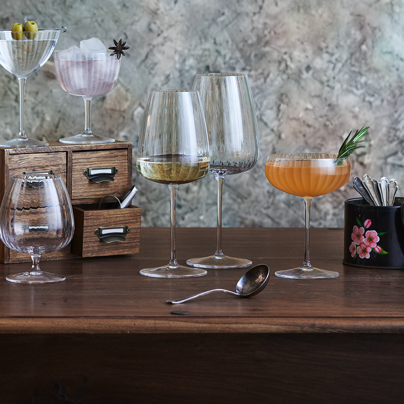 55 Cl Bormioli Luigi Speakeasies Calice Vino Bianco In Vetro Set 6 Pezzi