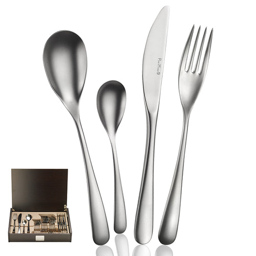Pintinox Swing Servizio Posate In Acciaio Inox Set 24 Pz