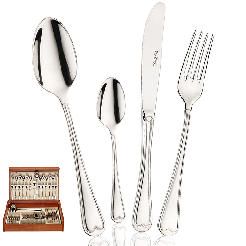 Pintinox Superga Servizio Posate In Acciaio Inox Set 75 Pz