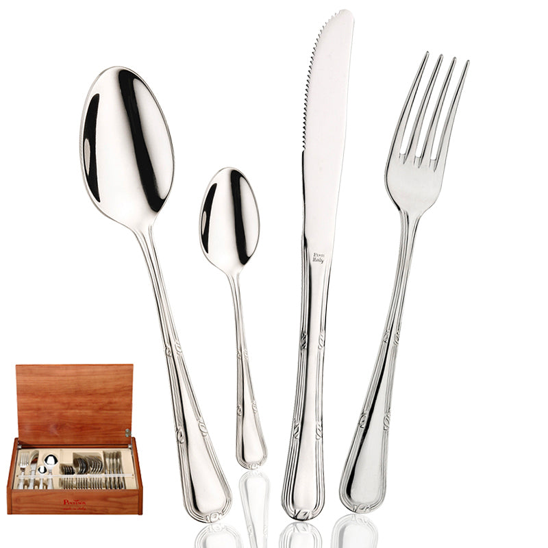 Pintinox Valencia Servizio Posate In Acciaio Inox Set 24 Pz