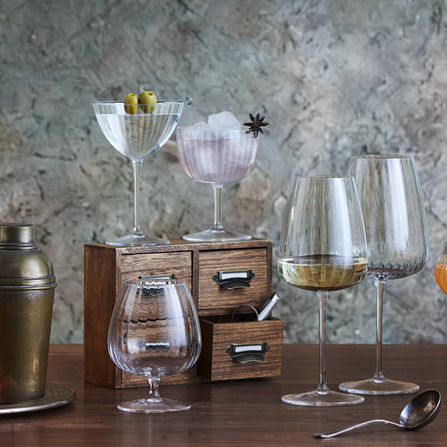 27 Cl Bormioli Luigi Speakeasies Calice Cocktail In Vetro Set 6 Pezzi