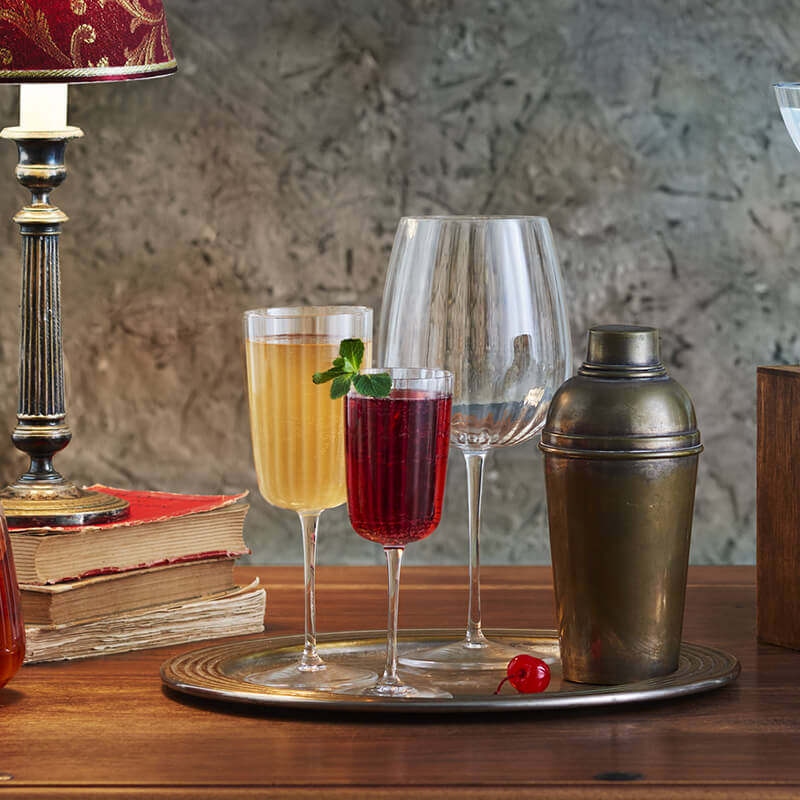 25 Cl Bormioli Luigi Speakeasies Calice Cocktail In Vetro Set 6 Pezzi