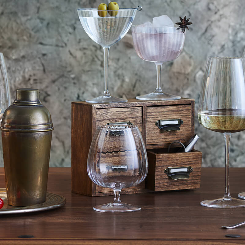 46 5 Cl Bormioli Luigi Speakeasies Calice Birra In Vetro Set 6 Pezzi