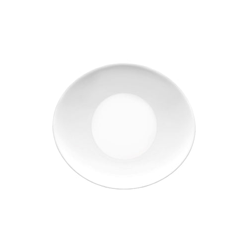 22x19 cm - Prometeo Oval Fruit Plate In Opal Glass