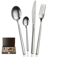Pintinox Synthesis Servizio Posate In Acciaio Inox Set 24 Pz