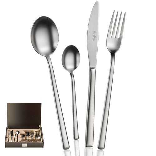 Pintinox Synthesis Servizio Posate In Acciaio Inox Set 24 Pz