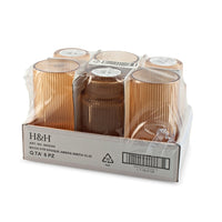 32 cl - H&H Epoque Bicchiere Bibita In Vetro - Set 6 Pz