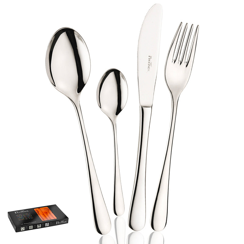 Pintinox Hotel Servizio Posate In Acciaio Inox Set 24 Pz