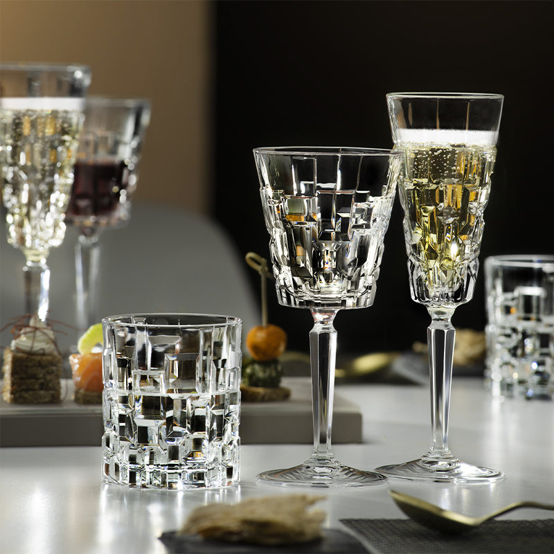 28 Cl Rcr Etna Calice Acqua In Vetro Set 6 Pezzi