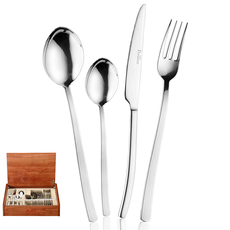 Pintinox Wave Servizio Posate In Acciaio Inox Set 24 Pz