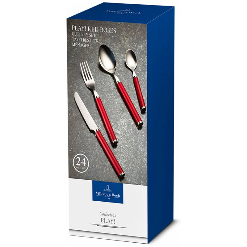 Villeroy And Boch Play Servizio Posate In Acciaio Inox Set 24 Pz
