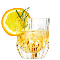 35 Cl Rcr Adagio Bicchiere Acqua Rigato In Vetro Set 6 Pezzi
