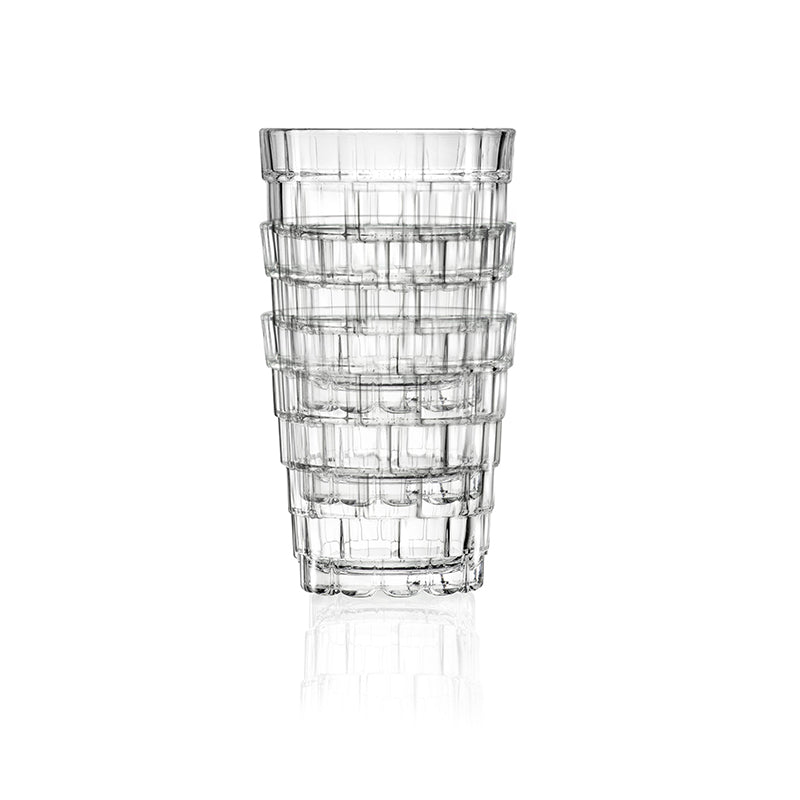 32 Cl Rcr Stack Bicchiere Acqua In Vetro Set 6 Pezzi