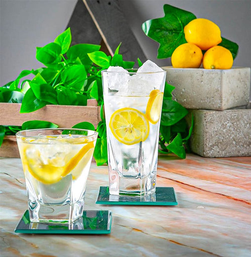 27 Cl Rcr Fusion Bicchiere Acqua In Vetro Set 6 Pezzi