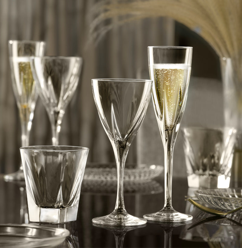 21 Cl Rcr Fusion Calice Vino Bianco In Vetro Set 6 Pezzi