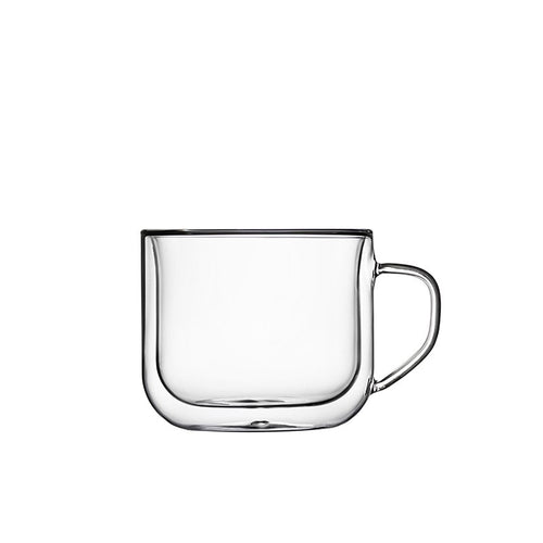 38 Cl Bormioli Luigi Thermic Glass Tazza Cappuccino In Vetro Set 2 Pezzi