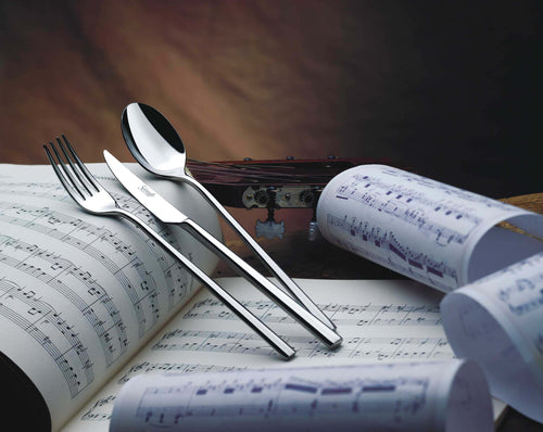 Salvinelli 250 Extralong Cucchiaio Tavola In Acciaio Inox Set 12 Pz
