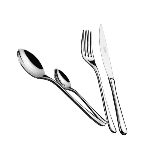 Salvinelli Princess Servizio Posate In Acciaio Inox Set 24 Pz