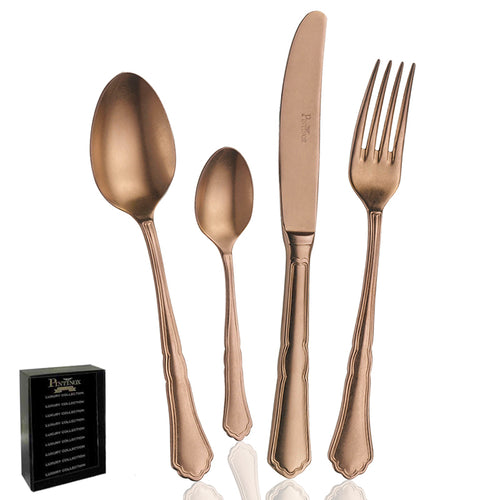 Pintinox Settecento Servizio Posate In Acciaio Inox Set 24 Pz