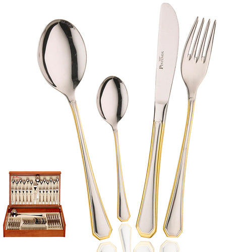 Pintinox America Servizio Posate In Acciaio Inox Set 75 Pz