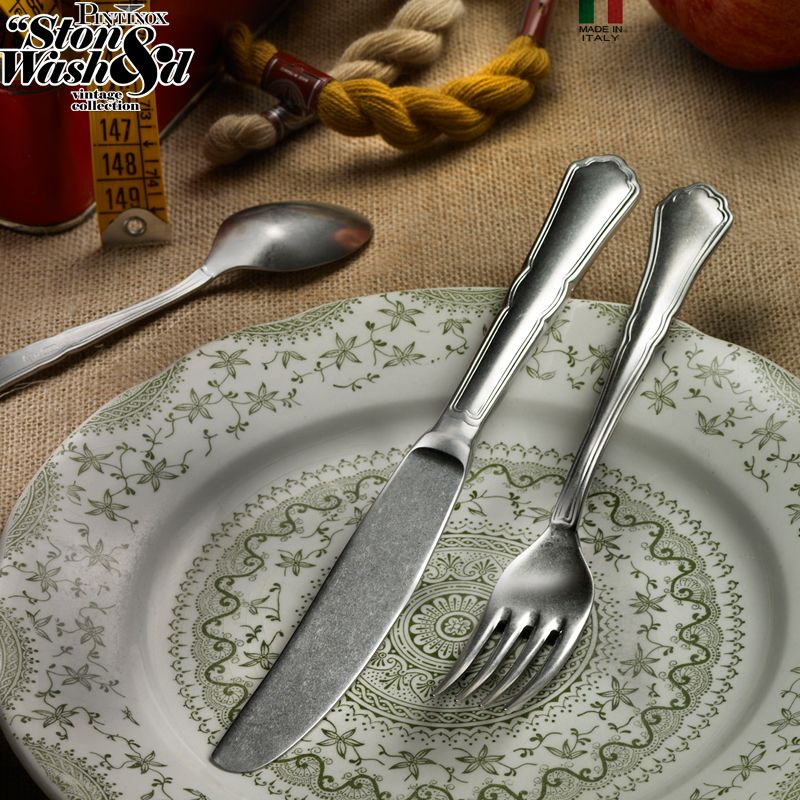 Pintinox Settecento Servizio Posate In Acciaio Inox Set 49 Pz