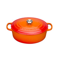 27 Cm Le Creuset Cocotte Evolution Casseruola Ovale In Ghisa