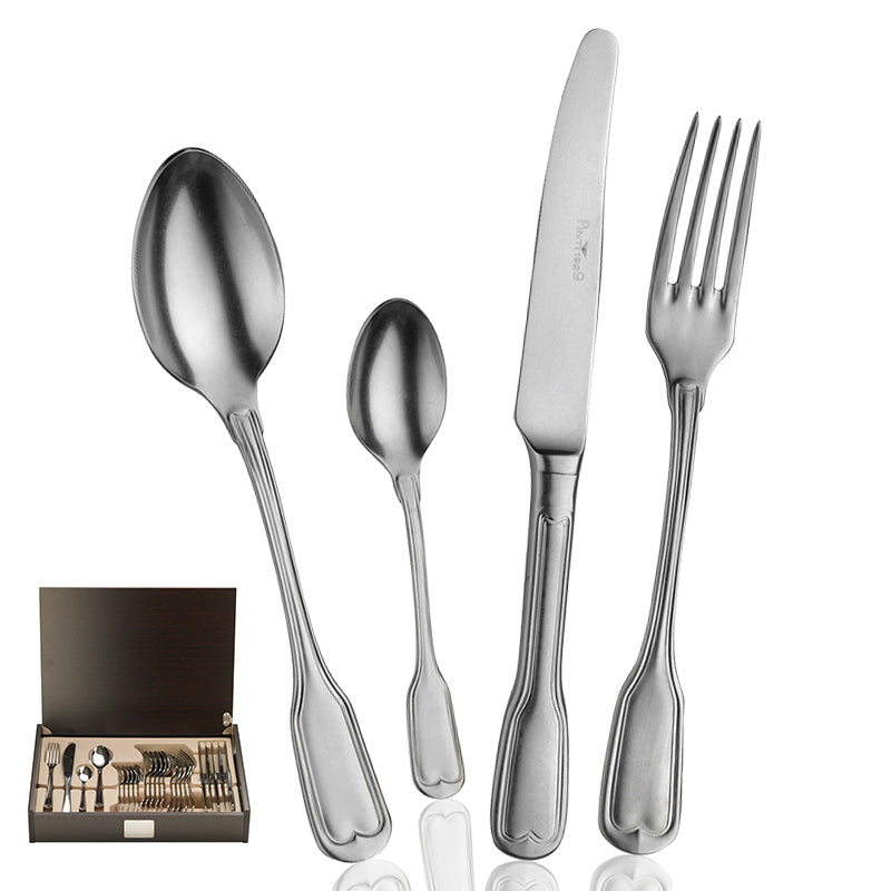 Pintinox Vittoriale Servizio Posate In Acciaio Inox Set 24 Pz
