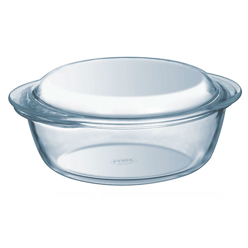 Pyrex Essentials Casseruola Cuoci Pane Con Coperchio In Vetro Borosilicato Set 3 Pz