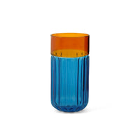 42 cl - H&H Factory Bicchiere Bibita In Vetro Borosilicato - Set 6 Pz
