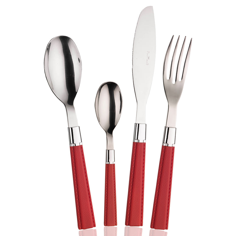Pintinox Velvet Servizio Posate In Acciaio Inox Set 24 Pz