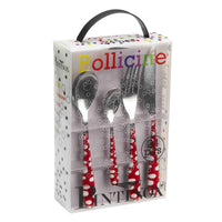 Pintinox Bollicine Servizio Posate In Acciaio Inox Set 24 Pz