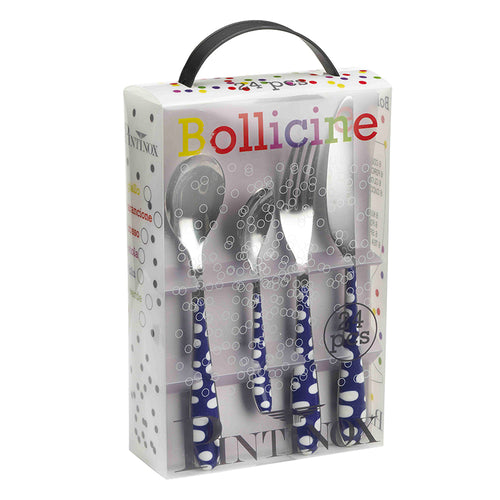 Pintinox Bollicine Servizio Posate In Acciaio Inox Set 24 Pz