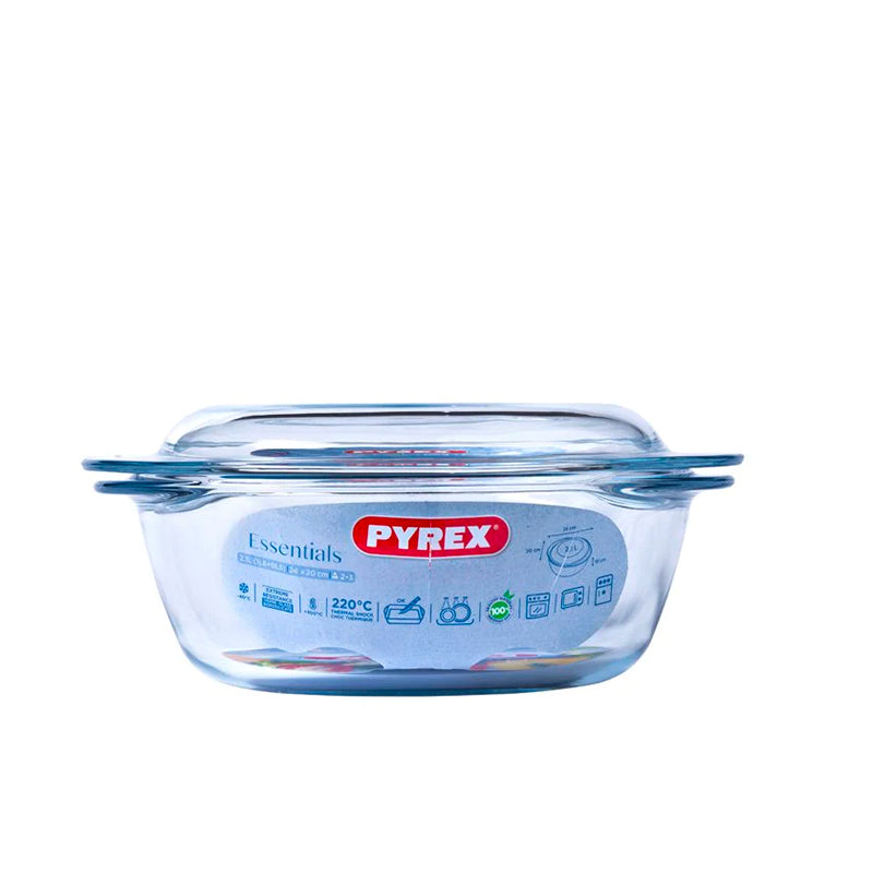 Pyrex Essential Casseruola Con Coperchio In Vetro Borosilicato