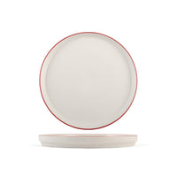 H&H Essence Red Servizio Piatti In Porcellana - Set 18 Pz