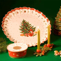 44 Cm Villeroy And Boch Toy S Delight Centrotavola Natalizio In Porcellana Decorata