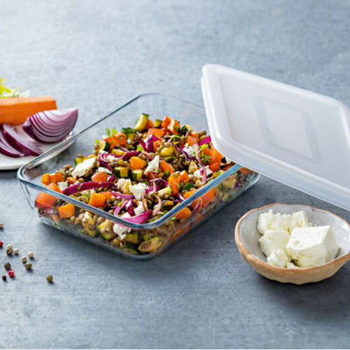 Pyrex Cook And Freeze Set Contenitori Per Alimenti In Vetro Borosilicato Set 3 Pz