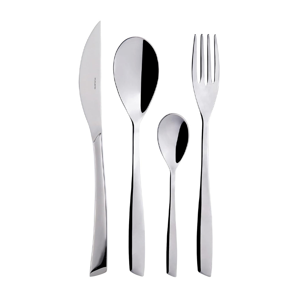 Bugatti Gaia Servizio Posate In Acciaio Inox 18/10 - Set 24 Pz