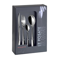 Bugatti Gaia Servizio Posate In Acciaio Inox 18/10 - Set 24 Pz