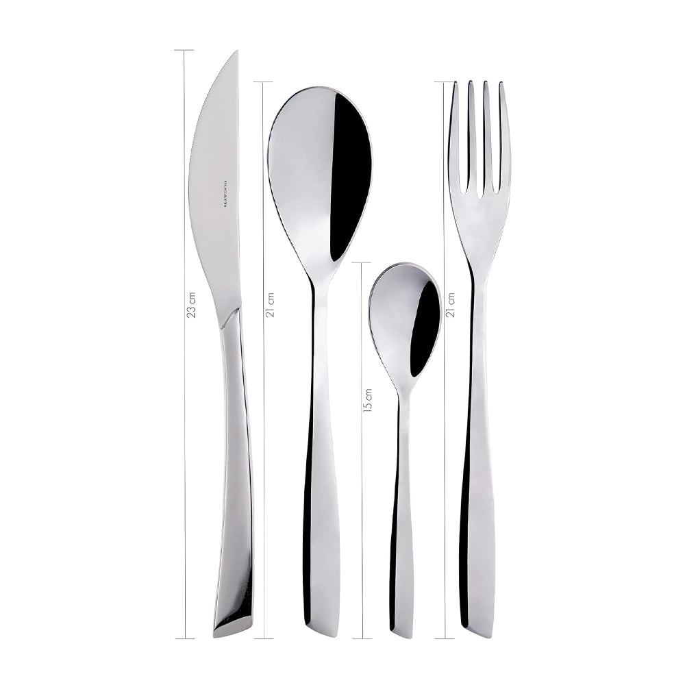 Bugatti Gaia Servizio Posate In Acciaio Inox 18/10 - Set 24 Pz