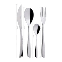 Bugatti Gaia Servizio Posate In Acciaio Inox 18/10 - Set 24 Pz