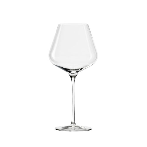 70 8 Cl Stolzle Lausitz Quatrophil Calice Vino Rosso Burgundy In Vetro Set 6 Pezzi