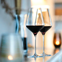 56 8 Cl Stolzle Lausitz Quatrophil Calice Vino Rosso In Vetro Set 6 Pezzi
