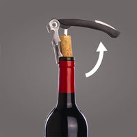 Vacu Vin Apri Bottiglie Cavatappi Doppia Leva In Acciaio Inox