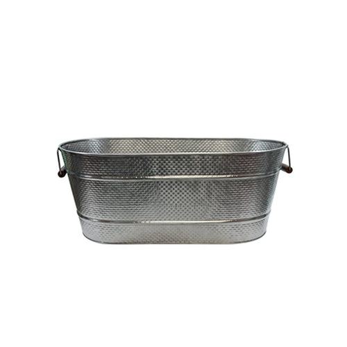 70X38 Cm Tablecraft Vasca Portabottiglie Ovale In Acciaio Inox