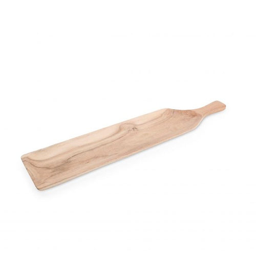 50X10 Cm Wood And Food Vassoio Rettangolare Con Manico In Legno
