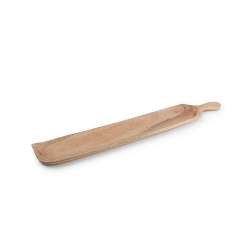 50X7 Cm Wood And Food Vassoio Rettangolare Con Manico In Legno