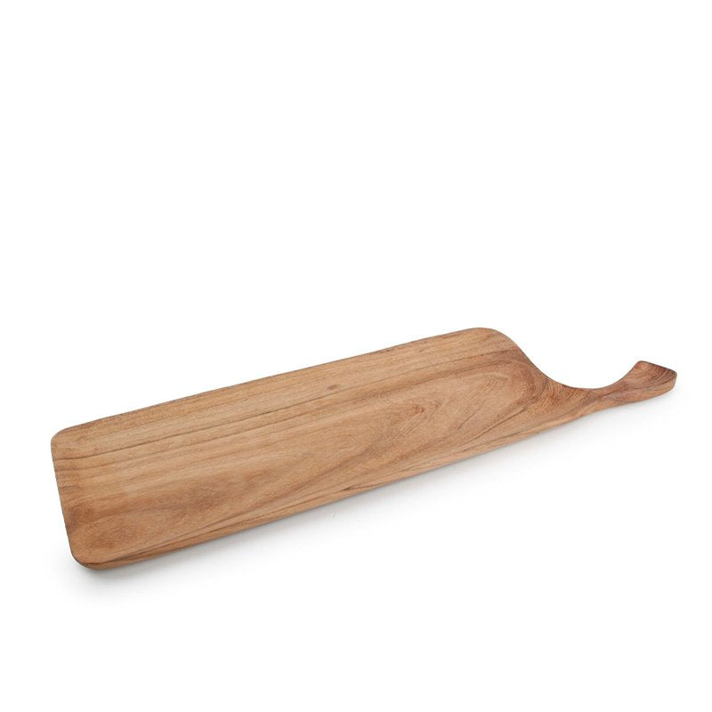 50X15 Cm Wood And Food Vassoio Rettangolare Con Manico In Legno