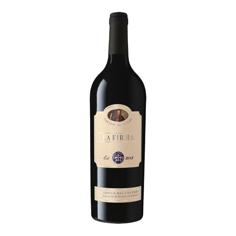 La Firma Aglianico Del Vulture Doc 2016 Cantine Del Notaio
